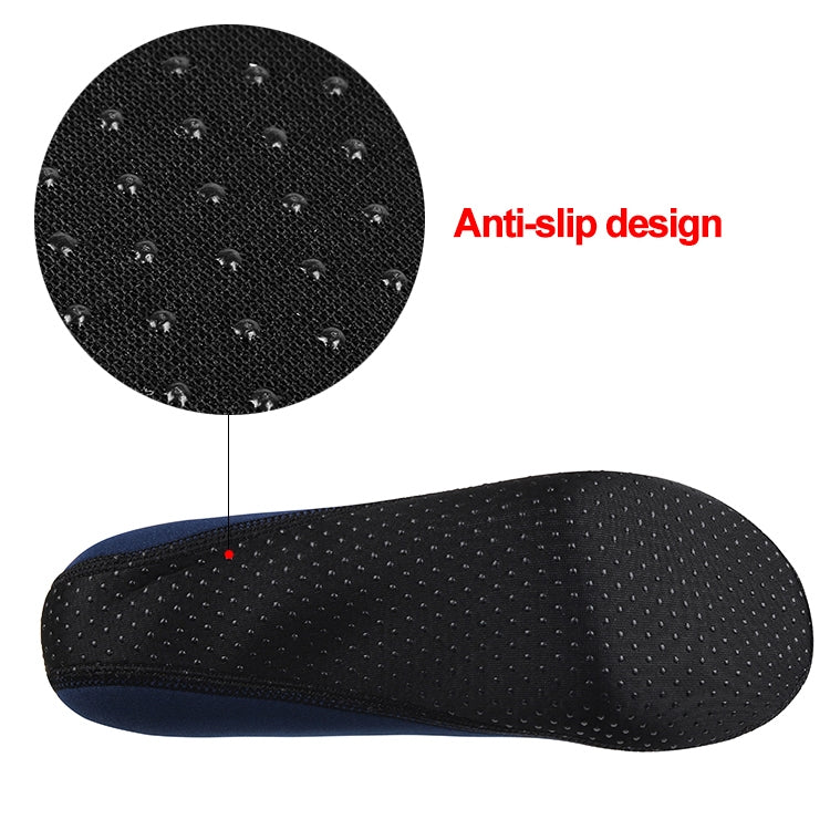 Non-slip Plastic Grain Texture Thick Cloth Sole Solid Color Diving Shoes and Socks, One Pair, Size:XXXL