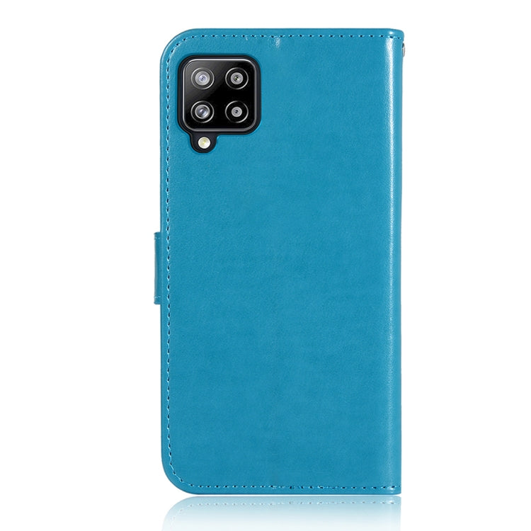 For Samsung Galaxy A12 Wind Chime Owl Embossing Pattern Horizontal Flip Leather Case, with Holder & Card Slots & Wallet
