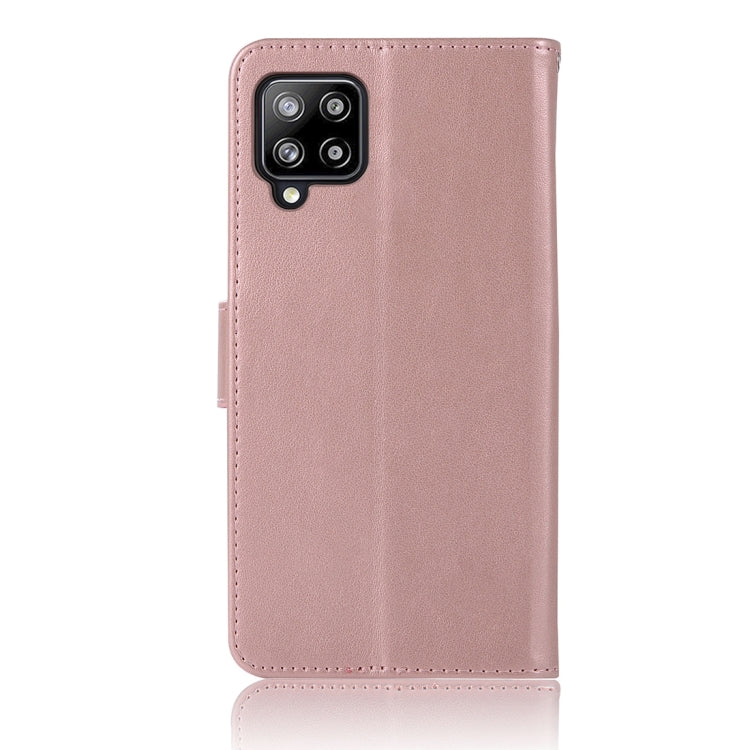For Samsung Galaxy A12 Wind Chime Owl Embossing Pattern Horizontal Flip Leather Case, with Holder & Card Slots & Wallet