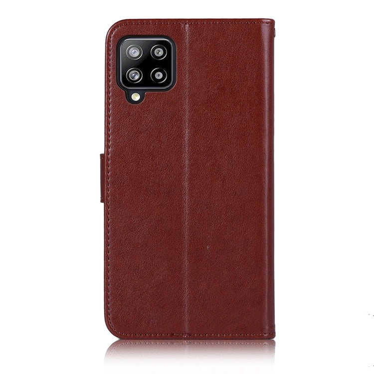 For Samsung Galaxy A12 Wind Chime Owl Embossing Pattern Horizontal Flip Leather Case, with Holder & Card Slots & Wallet