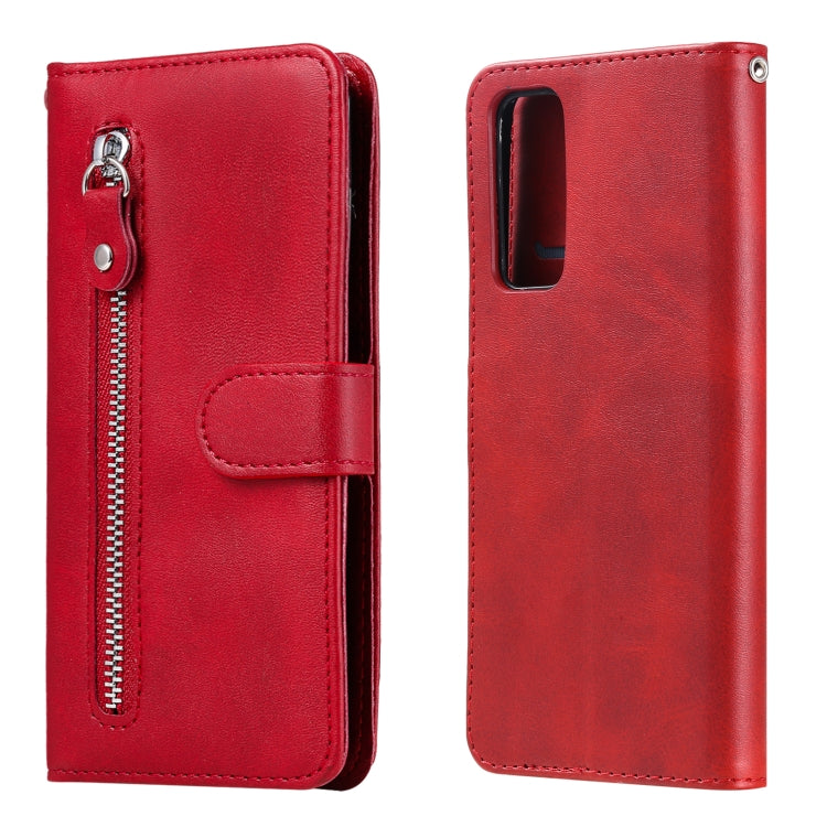 For Honor 10X Lite Fashion Calf Texture Zipper Horizontal Flip Leather Case with Stand & Card Slots & Wallet Function