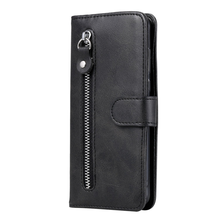 For Honor 10X Lite Fashion Calf Texture Zipper Horizontal Flip Leather Case with Stand & Card Slots & Wallet Function