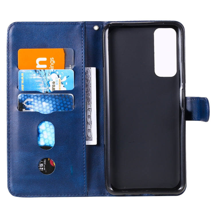 For Honor 10X Lite Fashion Calf Texture Zipper Horizontal Flip Leather Case with Stand & Card Slots & Wallet Function