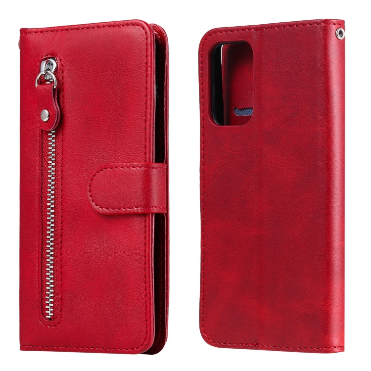 For Samsung Galaxy A72 5G/4G Fashion Calf Texture Zipper Horizontal Flip Leather Case with Stand & Card Slots & Wallet Function