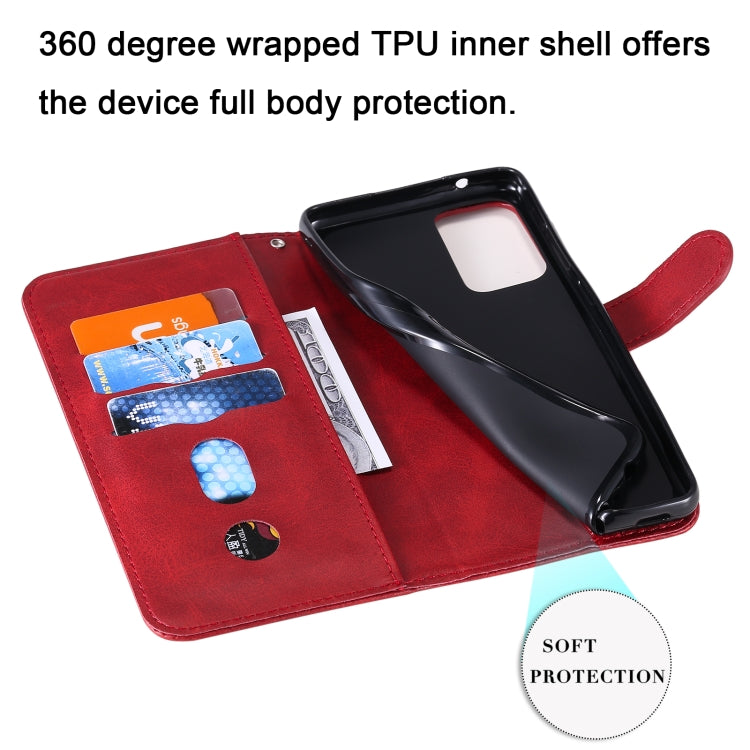For Samsung Galaxy A72 5G/4G Fashion Calf Texture Zipper Horizontal Flip Leather Case with Stand & Card Slots & Wallet Function