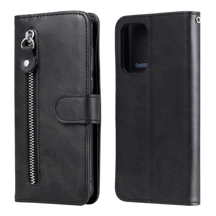For Samsung Galaxy A72 5G/4G Fashion Calf Texture Zipper Horizontal Flip Leather Case with Stand & Card Slots & Wallet Function