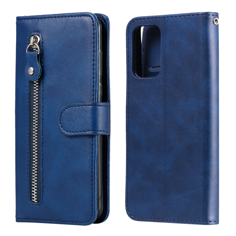 For Samsung Galaxy A72 5G/4G Fashion Calf Texture Zipper Horizontal Flip Leather Case with Stand & Card Slots & Wallet Function