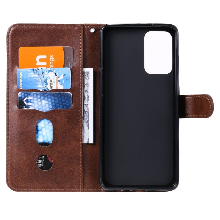 For Samsung Galaxy A72 5G/4G Fashion Calf Texture Zipper Horizontal Flip Leather Case with Stand & Card Slots & Wallet Function