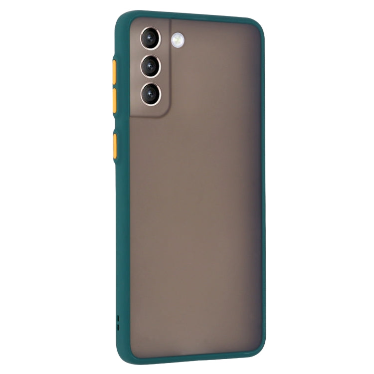 For Samsung Galaxy S21+ 5G Skin Hand Feeling Series Shockproof Frosted PC + TPU Protective Case