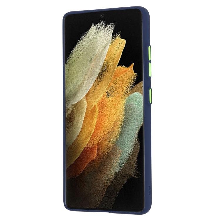 For Samsung Galaxy S21 Ultra  5G Skin Hand Feeling Series Shockproof Frosted PC + TPU Protective Case