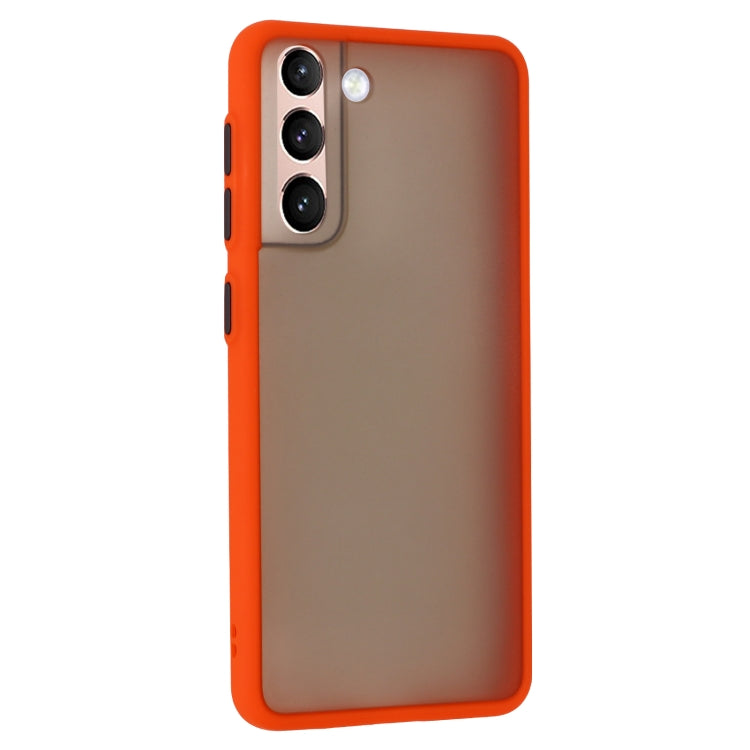 For Samsung Galaxy S21 5G Skin Hand Feeling Series Shockproof Frosted PC + TPU Protective Case