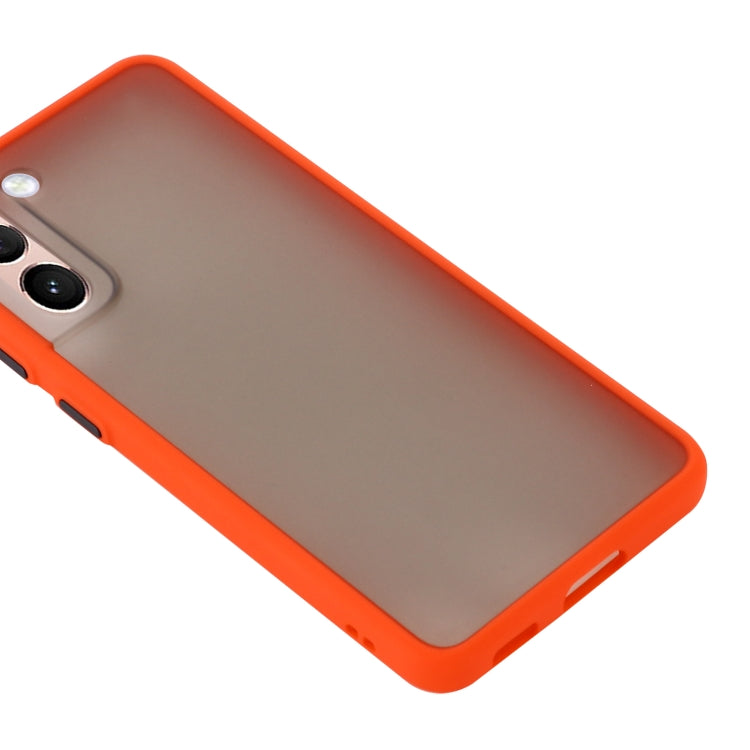 For Samsung Galaxy S21 5G Skin Hand Feeling Series Shockproof Frosted PC + TPU Protective Case