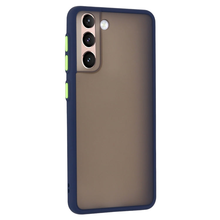 For Samsung Galaxy S21 5G Skin Hand Feeling Series Shockproof Frosted PC + TPU Protective Case