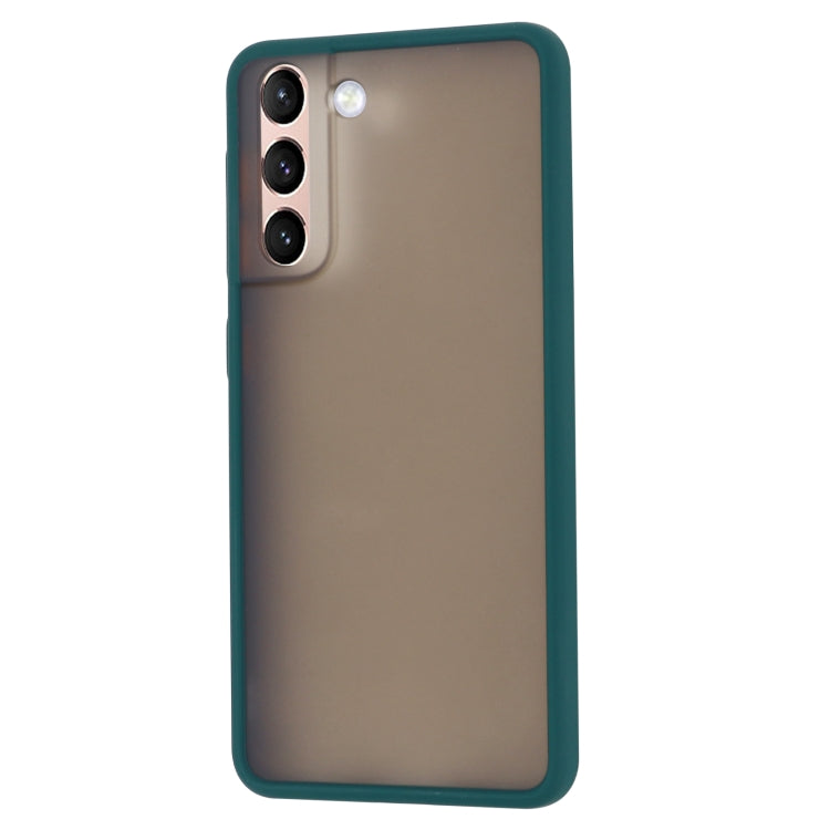 For Samsung Galaxy S21 5G Skin Hand Feeling Series Shockproof Frosted PC + TPU Protective Case