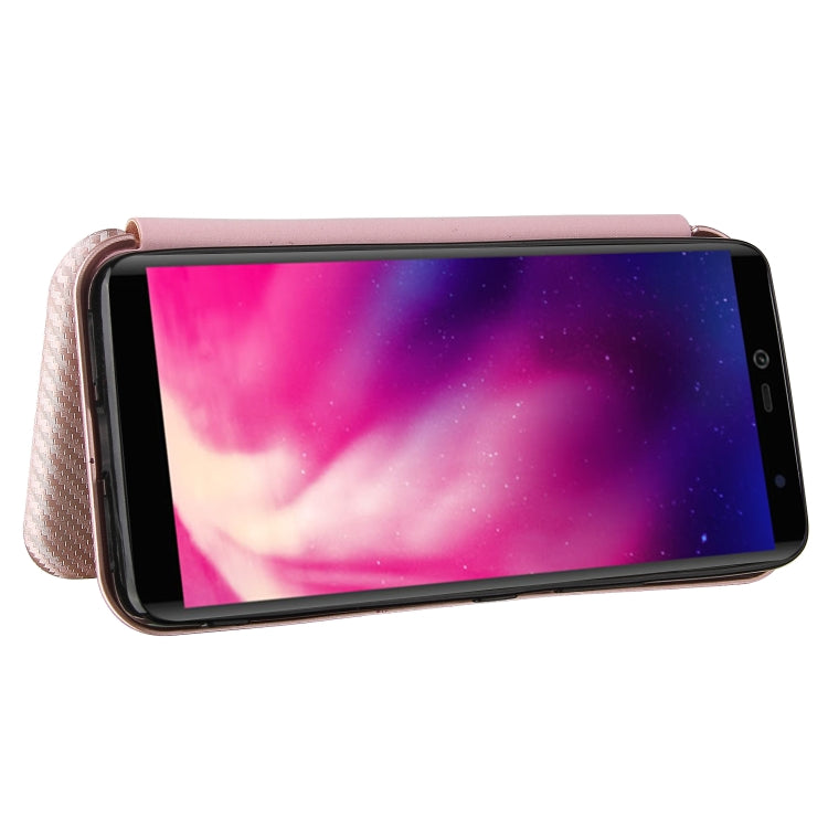 For Rakuten Hand Carbon Fiber Texture Horizontal Flip TPU + PC + PU Leather Case with Card Slot