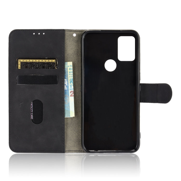 For UMIDIGI A9 Pro Solid Color Skin Feel Magnetic Buckle Horizontal Flip Calf Texture PU Leather Case with Holder & Card Slots & Wallet