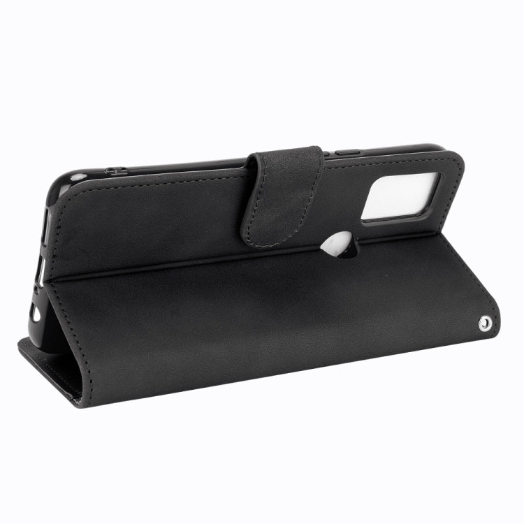 For UMIDIGI A9 Pro Solid Color Skin Feel Magnetic Buckle Horizontal Flip Calf Texture PU Leather Case with Holder & Card Slots & Wallet