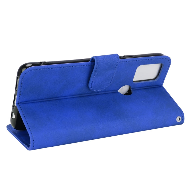 For UMIDIGI A9 Pro Solid Color Skin Feel Magnetic Buckle Horizontal Flip Calf Texture PU Leather Case with Holder & Card Slots & Wallet