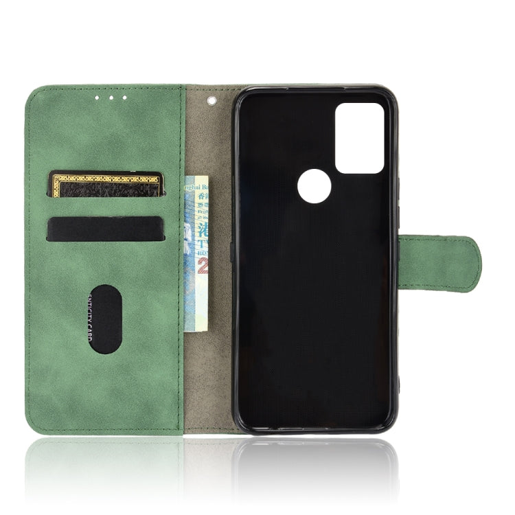 For UMIDIGI A9 Pro Solid Color Skin Feel Magnetic Buckle Horizontal Flip Calf Texture PU Leather Case with Holder & Card Slots & Wallet