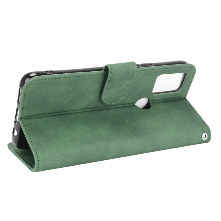 For UMIDIGI A9 Pro Solid Color Skin Feel Magnetic Buckle Horizontal Flip Calf Texture PU Leather Case with Holder & Card Slots & Wallet