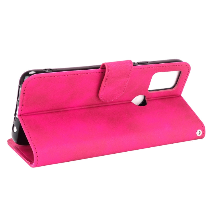 For UMIDIGI A9 Pro Solid Color Skin Feel Magnetic Buckle Horizontal Flip Calf Texture PU Leather Case with Holder & Card Slots & Wallet