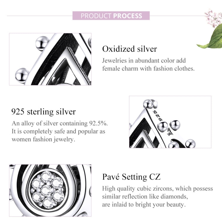 S925 Sterling Silver Lotus Bud Beads DIY Bracelet Necklace Accessories