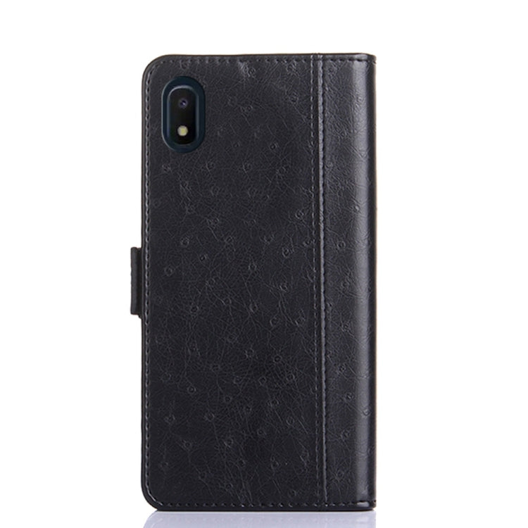 For Samsung Galaxy A10e Ostrich Texture PU + TPU Horizontal Flip Leather Case with Holder & Card Slots & Wallet