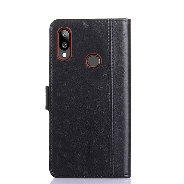 For Samsung Galaxy A10s Ostrich Texture PU + TPU Horizontal Flip Leather Case with Holder & Card Slots & Wallet