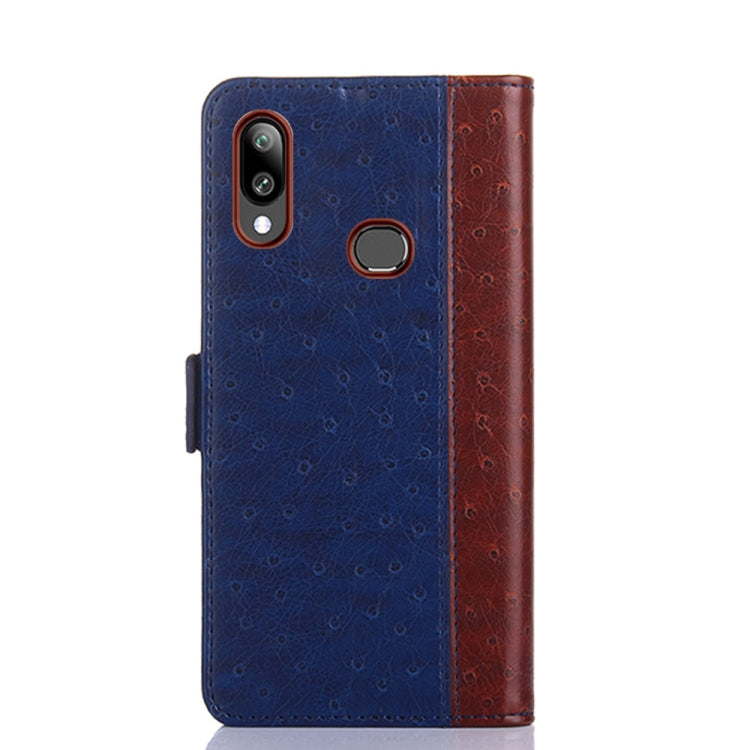 For Samsung Galaxy A10s Ostrich Texture PU + TPU Horizontal Flip Leather Case with Holder & Card Slots & Wallet