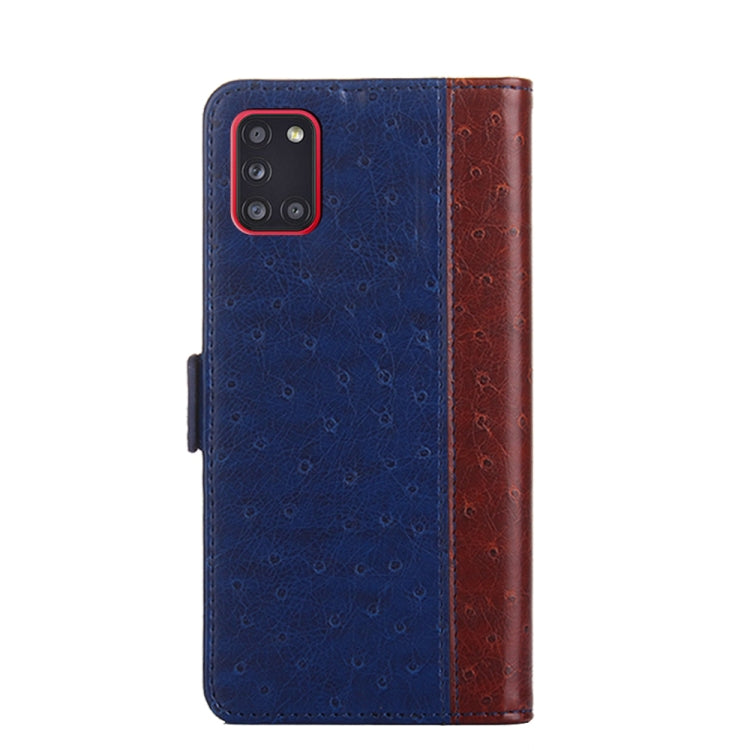 For Samsung Galaxy A31 Ostrich Texture PU + TPU Horizontal Flip Leather Case with Holder & Card Slots & Wallet