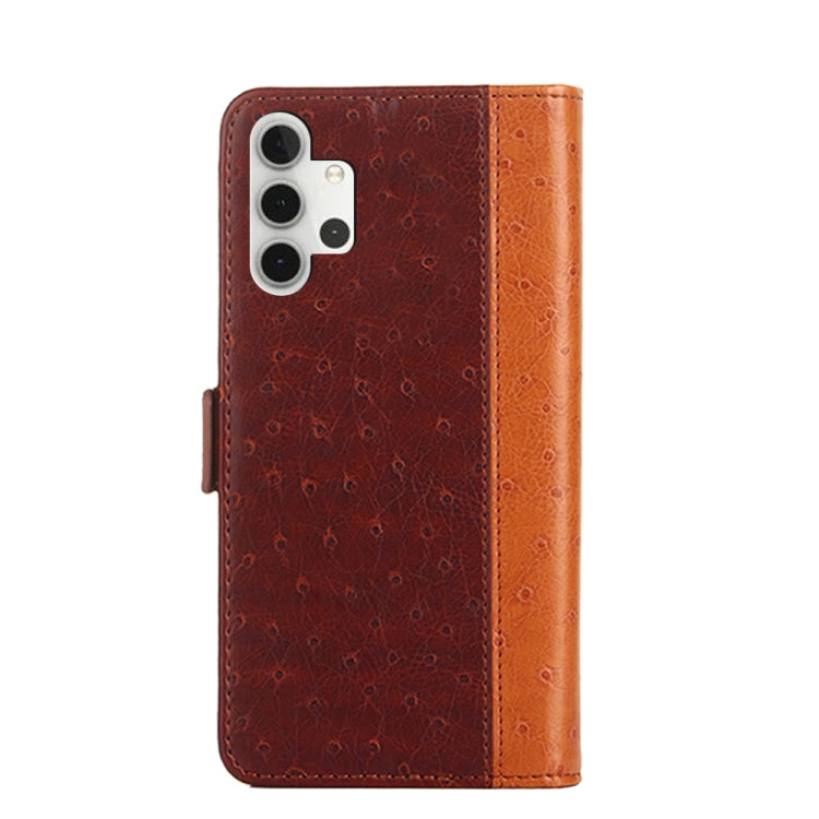 For Samsung Galaxy A32 5G Ostrich Texture PU + TPU Horizontal Flip Leather Case with Holder & Card Slots & Wallet