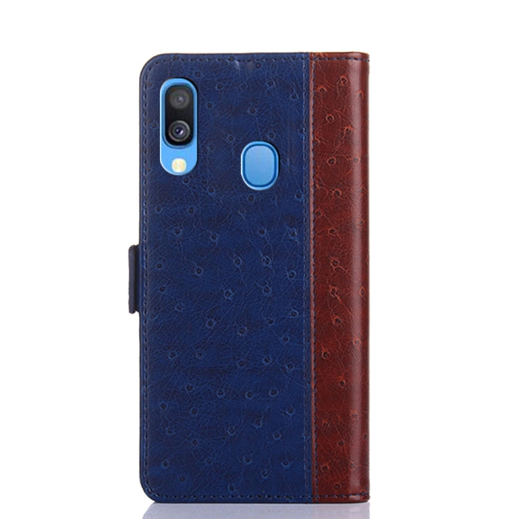 For Samsung Galaxy A40 Ostrich Texture PU + TPU Horizontal Flip Leather Case with Holder & Card Slots & Wallet