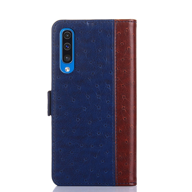 For Samsung Galaxy A50 Ostrich Texture PU + TPU Horizontal Flip Leather Case with Holder & Card Slots & Wallet