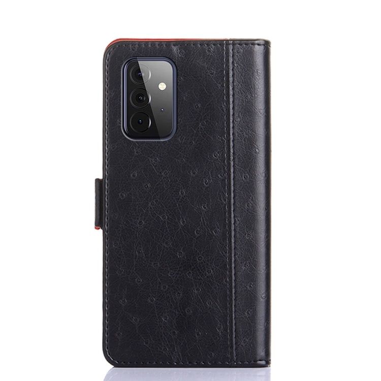 For Samsung Galaxy A72 5G / 4G Ostrich Texture PU + TPU Horizontal Flip Leather Case with Holder & Card Slots & Wallet