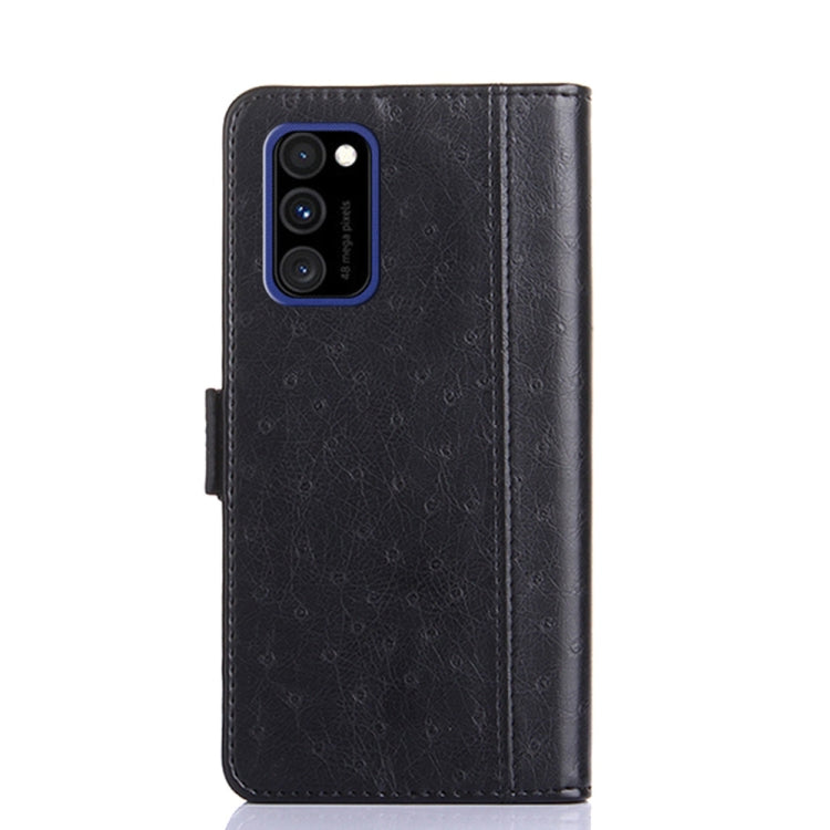 For Samsung Galaxy A91 Ostrich Texture PU + TPU Horizontal Flip Leather Case with Holder & Card Slots & Wallet