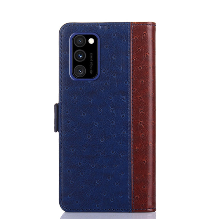 For Samsung Galaxy A91 Ostrich Texture PU + TPU Horizontal Flip Leather Case with Holder & Card Slots & Wallet