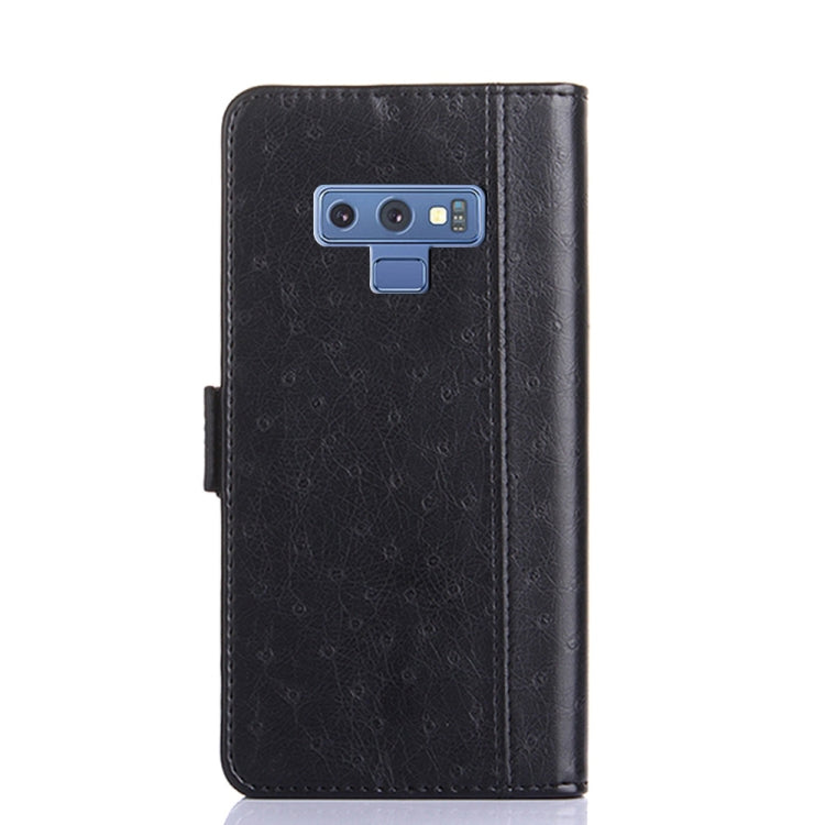 For Samsung Galaxy Note9 Ostrich Texture PU + TPU Horizontal Flip Leather Case with Holder & Card Slots & Wallet