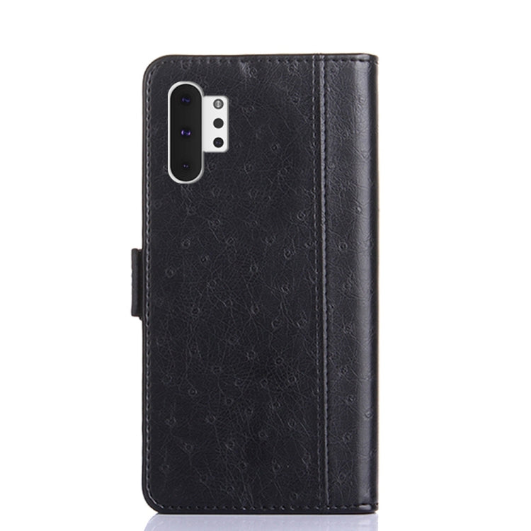 For Samsung Galaxy Note10+ Ostrich Texture PU + TPU Horizontal Flip Leather Case with Holder & Card Slots & Wallet