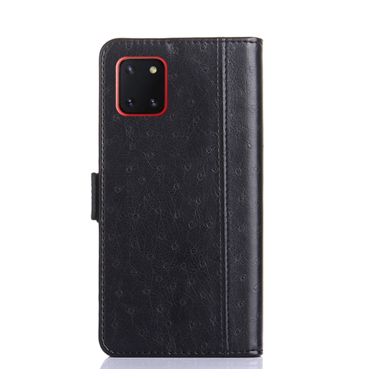 For Samsung Galaxy Note10 Lite Ostrich Texture PU + TPU Horizontal Flip Leather Case with Holder & Card Slots & Wallet