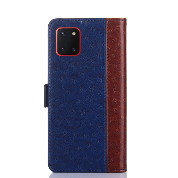 For Samsung Galaxy Note10 Lite Ostrich Texture PU + TPU Horizontal Flip Leather Case with Holder & Card Slots & Wallet