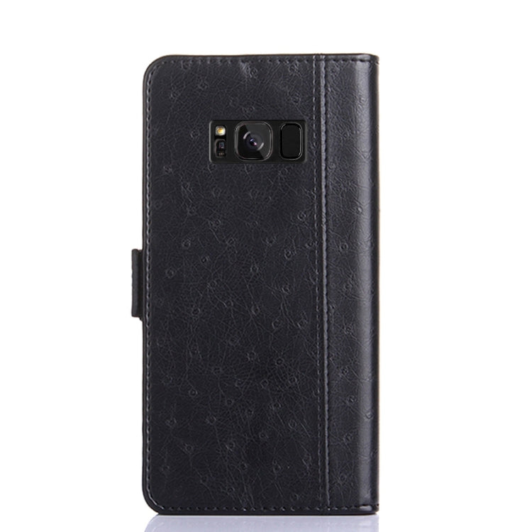 For Samsung Galaxy S8 Ostrich Texture PU + TPU Horizontal Flip Leather Case with Holder & Card Slots & Wallet