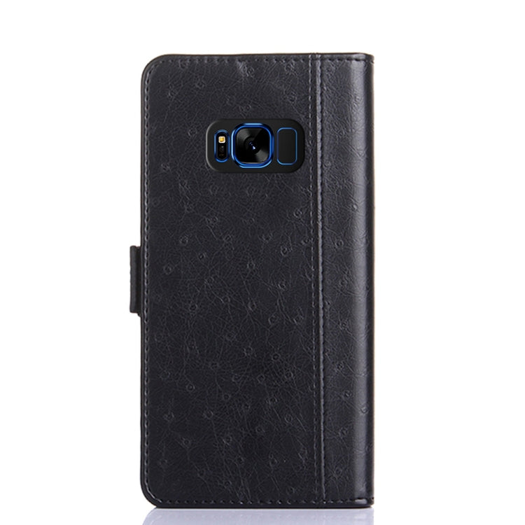 For Samsung Galaxy S8+ Ostrich Texture PU + TPU Horizontal Flip Leather Case with Holder & Card Slots & Wallet