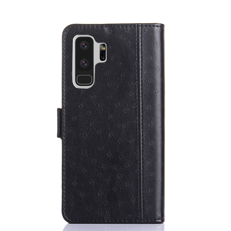 For Samsung Galaxy S9+ Ostrich Texture PU + TPU Horizontal Flip Leather Case with Holder & Card Slots & Wallet