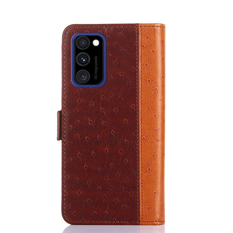 For Samsung Galaxy S10 Lite Ostrich Texture PU + TPU Horizontal Flip Leather Case with Holder & Card Slots & Wallet