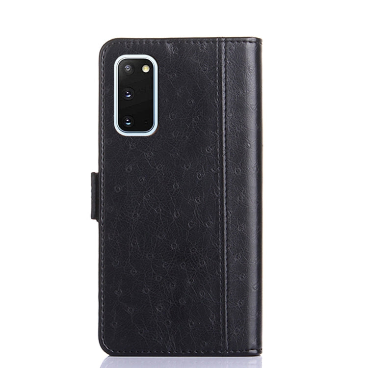 For Samsung Galaxy S20 Ostrich Texture PU + TPU Horizontal Flip Leather Case with Holder & Card Slots & Wallet