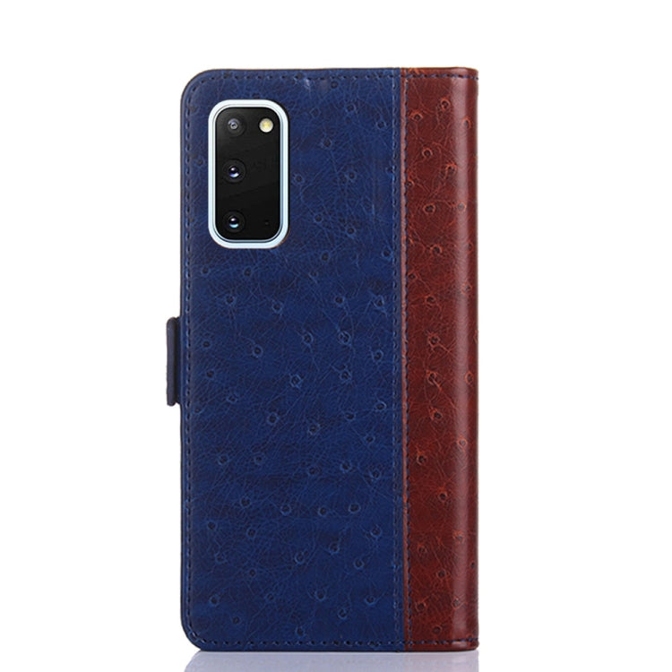 For Samsung Galaxy S20 Ostrich Texture PU + TPU Horizontal Flip Leather Case with Holder & Card Slots & Wallet