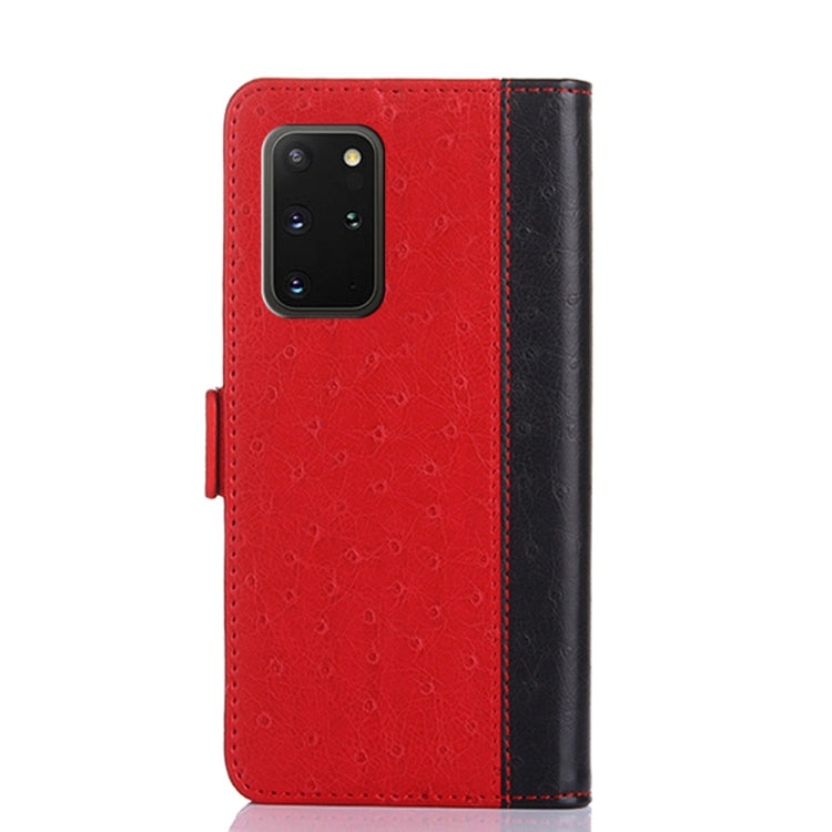 For Samsung Galaxy S20+ Ostrich Texture PU + TPU Horizontal Flip Leather Case with Holder & Card Slots & Wallet