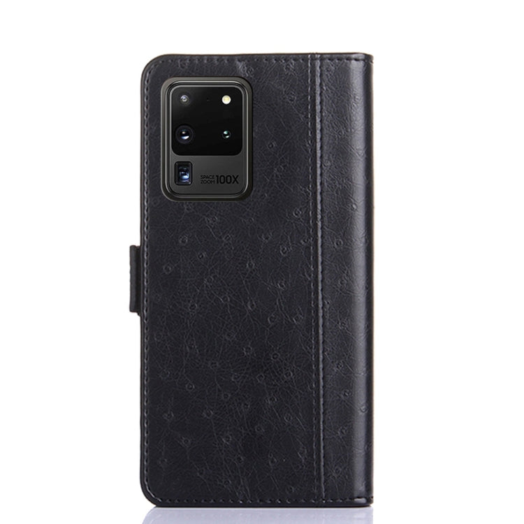 For Samsung Galaxy S20 Ultra Ostrich Texture PU + TPU Horizontal Flip Leather Case with Holder & Card Slots & Wallet