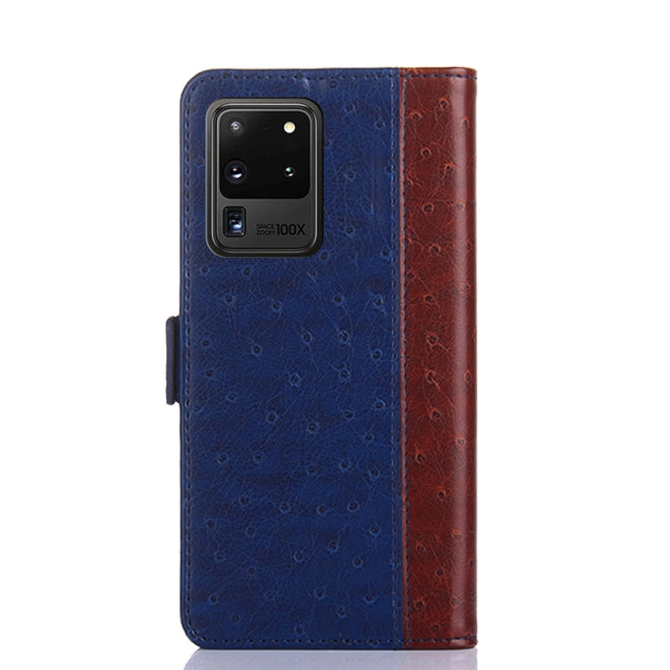 For Samsung Galaxy S20 Ultra Ostrich Texture PU + TPU Horizontal Flip Leather Case with Holder & Card Slots & Wallet