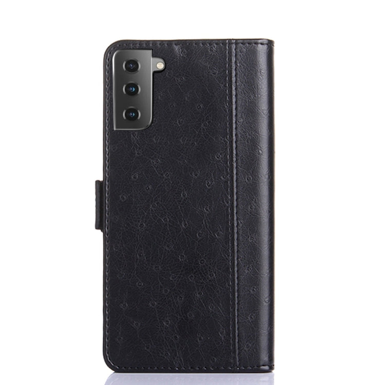 For Samsung Galaxy S21+ 5G Ostrich Texture PU + TPU Horizontal Flip Leather Case with Holder & Card Slots & Wallet